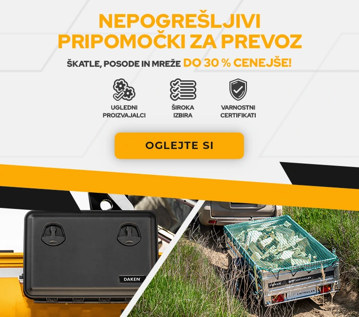 Nepogrešljivi pripomočki za prevoz